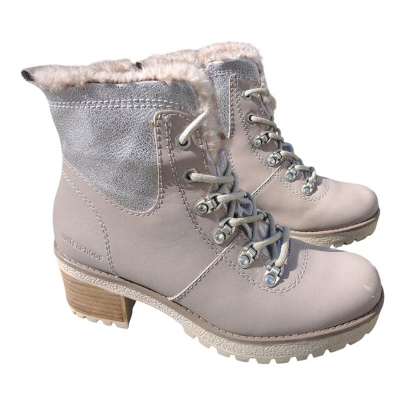 Genuine leather waterproof winter boots - COUGAR - SIZE 6 - Picture 2 of 14